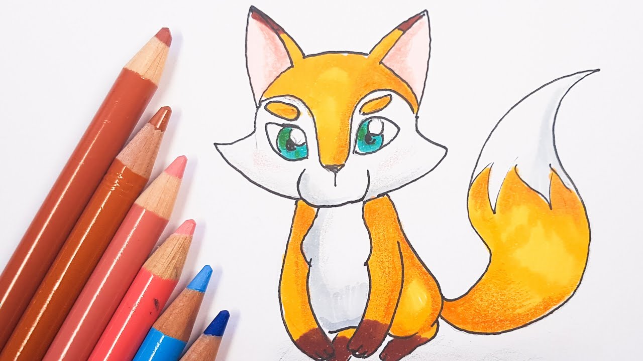 Wie Zeichnet Man Einen Sussen Fuchs Youtube