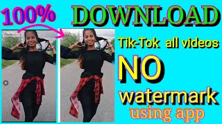 How To Download Tik Tok Video No Watermark /newtechrider screenshot 2
