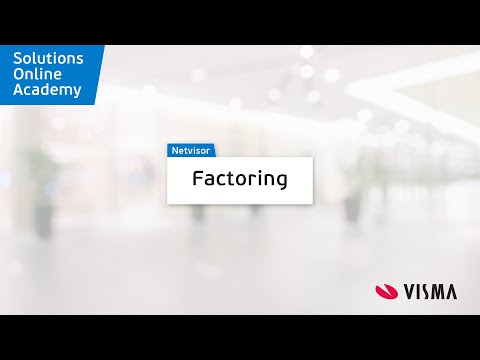 Video: Mitä Ovat Factoring-toiminnot