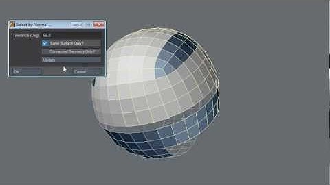 LightWave plugin - Select by Normal (X)