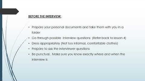 COMMUNICATION AND MAN COMM N4 MODULE 4 INTERVIEWS