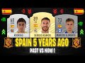 THIS IS HOW SPAIN LOOKED 5 YEARS AGO VS NOW! 🇪🇸😱 | FT. RAMOS, LLORENTE, RODRI... etc