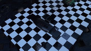 DIY Painted Checkerboard Pattern