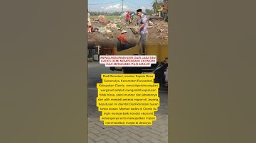 Mengundurkan diri dari jabatan kades Demi merehabilasi masjid #shorts #trending #kades #viralvideo