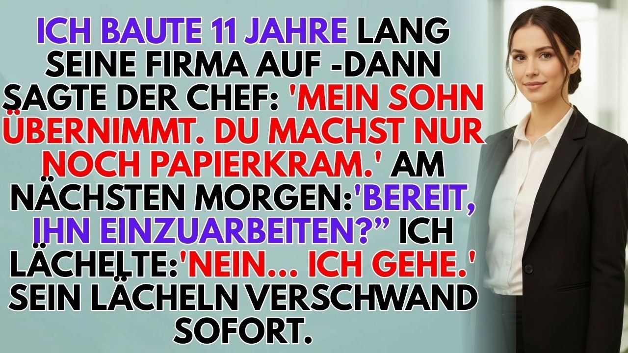 Ich Baute Sein Bau-Imperium Auf – Dann Ersetzte Er Mich Durch Seinen Sohn Und Alles Stürzte Ein