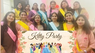 KITTY PARTY 🎉 theme gown 👗and crown 👑 #kittyparty#vlog#game#food#friends#entertainment#party#fun#