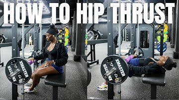 HOW TO SET UP &  DO HIP THRUSTS ON SMITH MACHINE