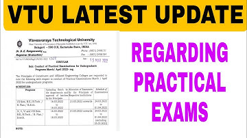 VTU UPDATE | PRACTICAL EXAMS | GOOD NEWS|students solution