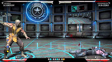 Scorpion Combo | Inferno | MKX | Midscreen - 1 meter 30% damage
