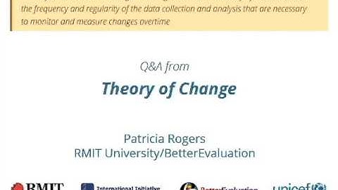 Theory of Change - Reflections on the challenge in the high number and variety of data