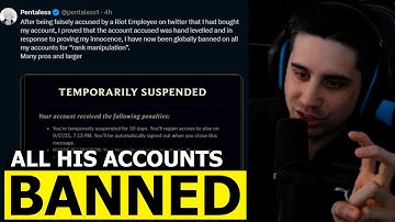 Streamer Brags About Stomping Low Elo, So Riot Banned ALL His Accounts