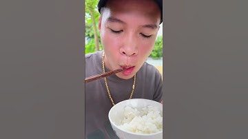 Mukbang món Cá rô phi sốt cà chua | Hùng Rơm