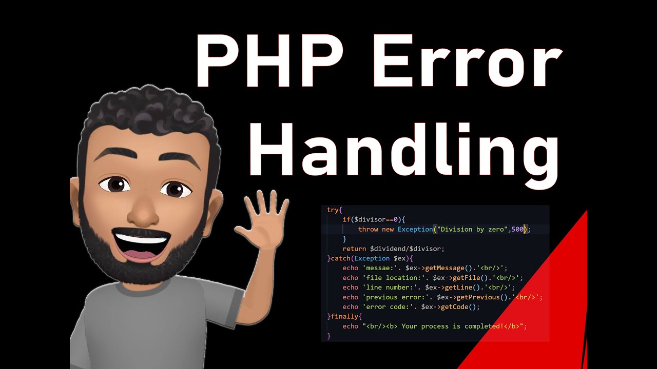 PHP try & catch: what are exceptions and how to handle them?