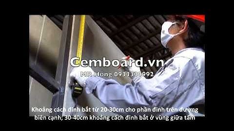 cemboard.vn 0933332486 Hướng Dẫn Thi Công Tâm Xi măng cemboard chi tiết nhất