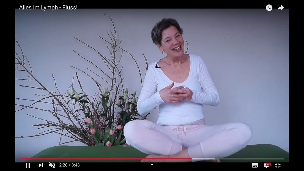 Llymphdrainage selbst gemacht! Alles im Lymph - Fluss!