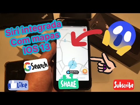 SIRI INTEGRADA COM SERVIÇOS DE MAPAS - COMO USAR - IOS 13 - GOOGLE MAPS - WAZE - MAPS - APPLE