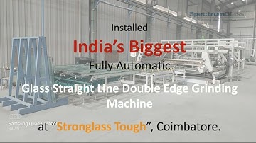 Glass Fully Automatic Straight Line Double Edge Grinding Machine