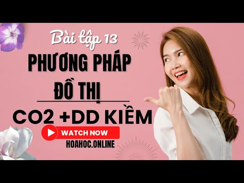 Bài tập 13 - Phương pháp đồ thị - CO2 + dd Kiềm 