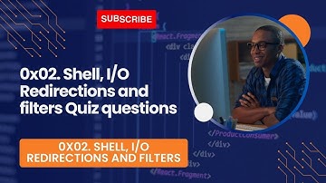 0x02. Shell, I/O Redirections and filters Quiz questions