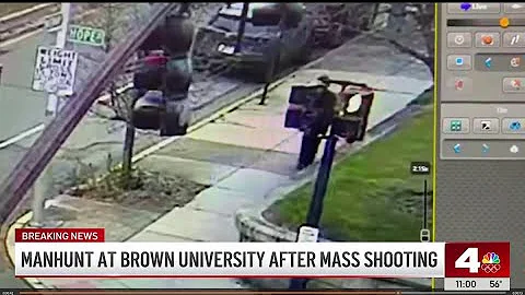 Manhunt underway for Brown University mass shooting suspect