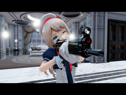 【Ray-MMD艦これ】　ジャーヴィス(Jervis)で　”　ヒバナ　Hibana　”　天神子兎音 Ver.　4k