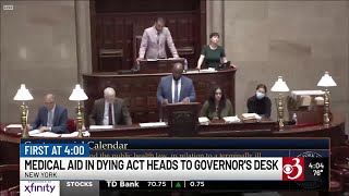 New York lawmakers approve bill allowing medically assisted suicide for terminally ill