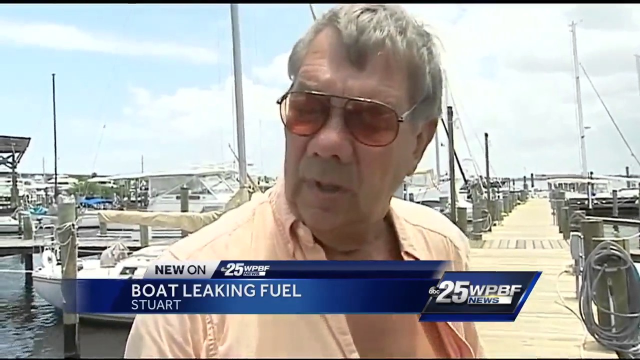 Abandoned boat leaking fuel in Stuart YouTube