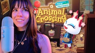 ASMR Let’s Play Animal Crossing New Horizons DLC! 💛🌱 (Happy Home Paradise)