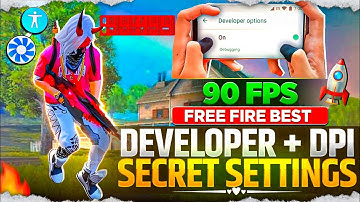 Developer Option Full Setting 90 FPS🔥 Tutorial ✅ l Lag Fix💯 Free Fire max ⚡🔥
