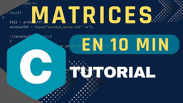 Programación en C: Matrices