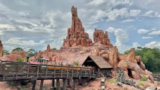 Big Thunder Mountain Railroad - POV 4K (Magic Kingdom, 7/5/2023, Front Row)