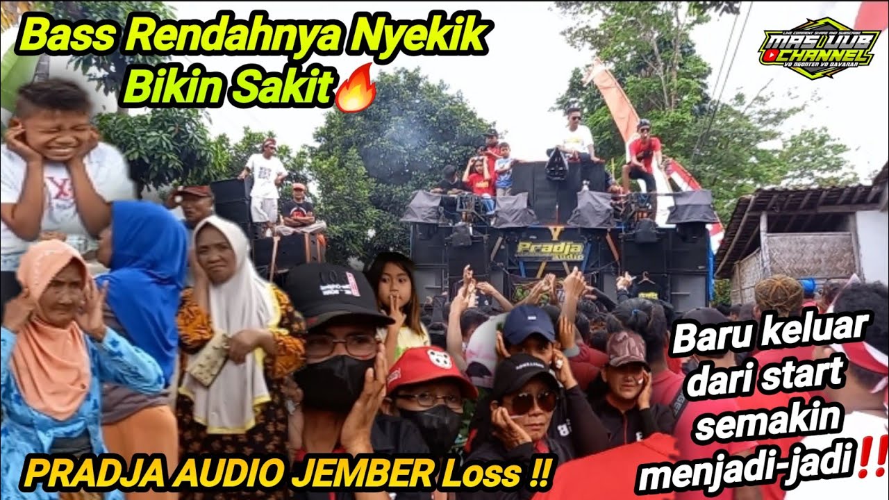 BASS RENDAHNYA NYEKIK BIKIT SAKIT🔥PRADJA AUDIO TAMPIL NGERI DI KARNAVAL PAKUSARI JEMBER