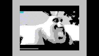 Playing cartoon video on ZX Spectrum screenshot 2