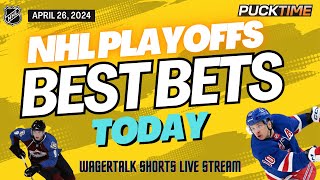 NHL Playoff Best Bets Today | Picks & Predictions | April 26