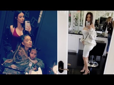 Video: Ariana Grande, Kim Na Kourtney Kardashian: Ni Nini Nyota Zinatumia Vibaya Kuwafanya Waonekane Kama Clones