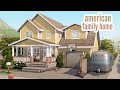 american family home \\ The Sims 4 speed build