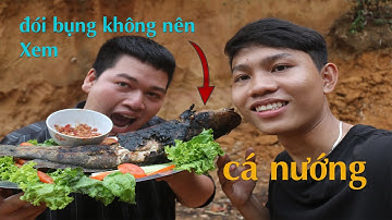 ẩm thực đơn giản| cá lóc nướng chấm muối ớt chanh, rau sống đơn giản mà ngon | nguyễn đình phụng #21