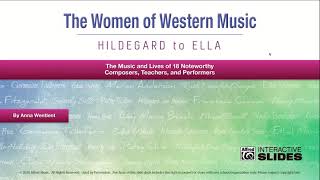 The Women of Western Music Interactive Slides demo