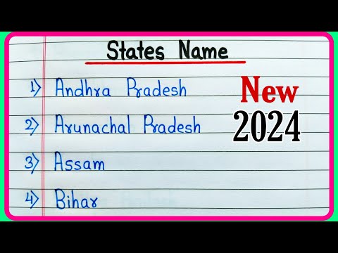 28 States Name Of India | State Name | Indian States Name | How Many States Are There In India 2023