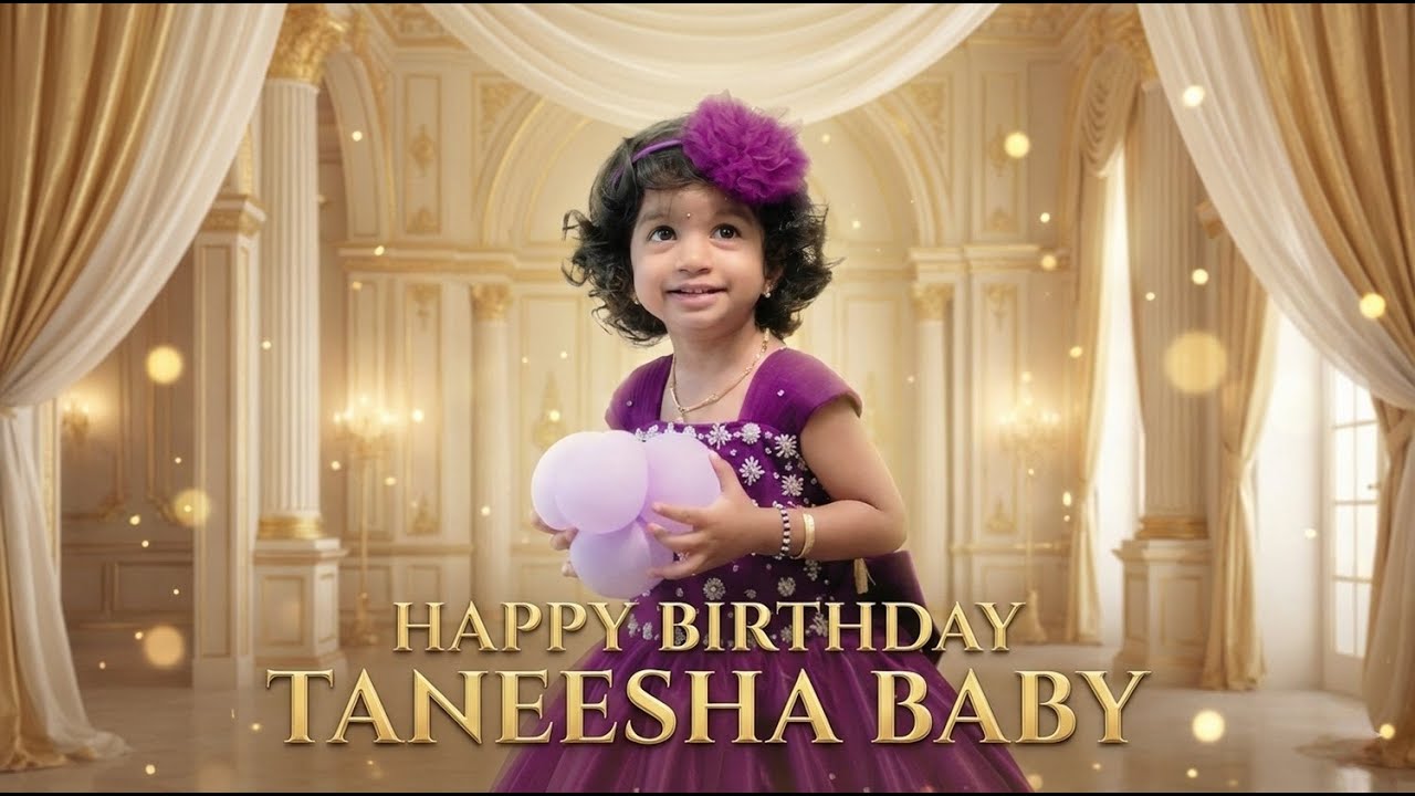 The Little Angel - Taneesha Baby’s Birthday Celebration 🎂✨| 2026 | 4K | OTG Photography