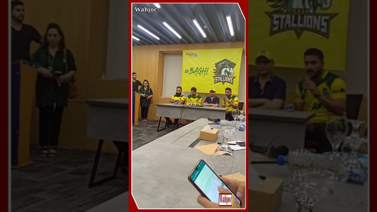 Bagh Stallions Team | KPL | Kamran Akmal, Umar Amin & Roman Raees | Wahjoc Sports