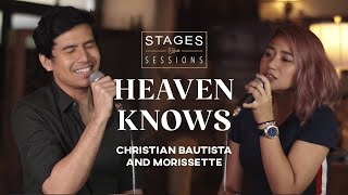 Christian Bautista and Morissette - 'Heaven Knows' (a Rick Price cover) Live at Stages Sessions