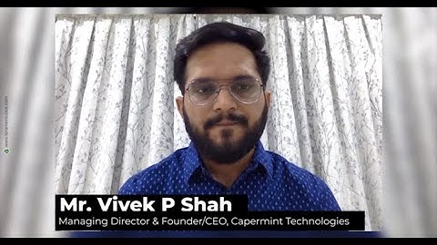 Mr. Vivek Shah from Capermint Technologies, Talk about working from home experience due to COVID-19
