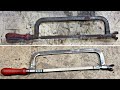 Rusty Metal Handsaw Restoration