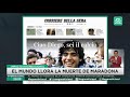 Muerte Diego Maradona | El mundo llora la muerte del 10 argentino
