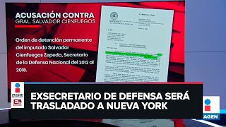 Estos son las acusaciones de EU contra el general Salvador Cienfuegos