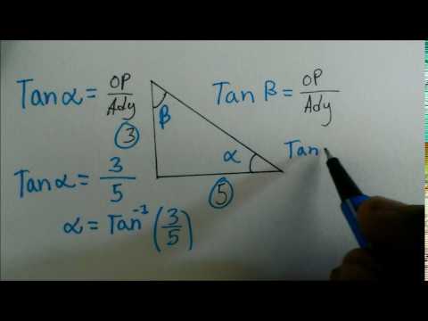 Vídeo: Como Encontrar A Tangente De Um ângulo Em Um Triângulo