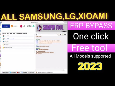 Download SamFw FRP Tool 2.4 - Remove Samsung FRP One Click