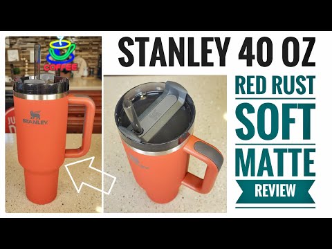 Stanley, Dining, Stanley Quencher Tumbler 4 Oz Soft Matte Red Rust