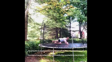 HOW TO SIDEFLIP ON TRAMPOLINE (easy and detailed tutorial)